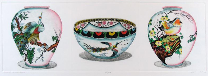 Dan Mitra Chinese Vases #1 - Click Image to Close