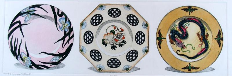 Dan Mitra Chinese Plates #1 - Click Image to Close