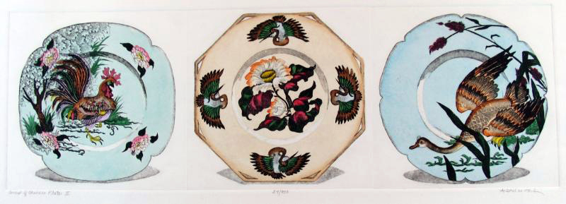 Dan Mitra Chinese Plates #2 - Click Image to Close