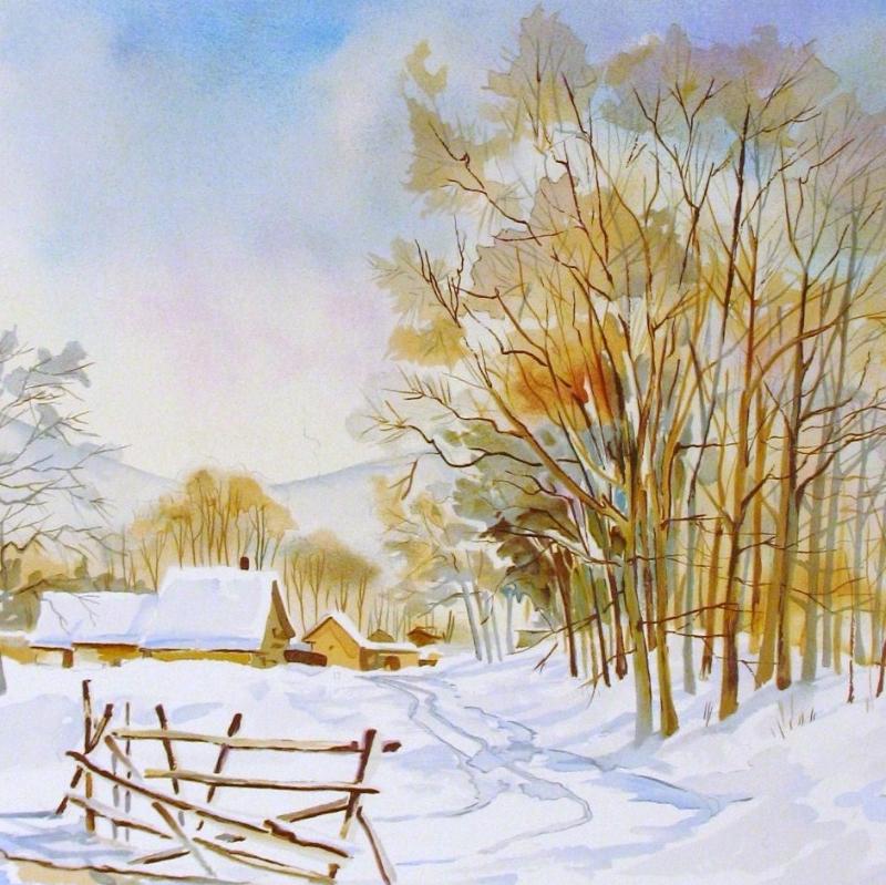 Daniel Lanoux Winter In The Valley