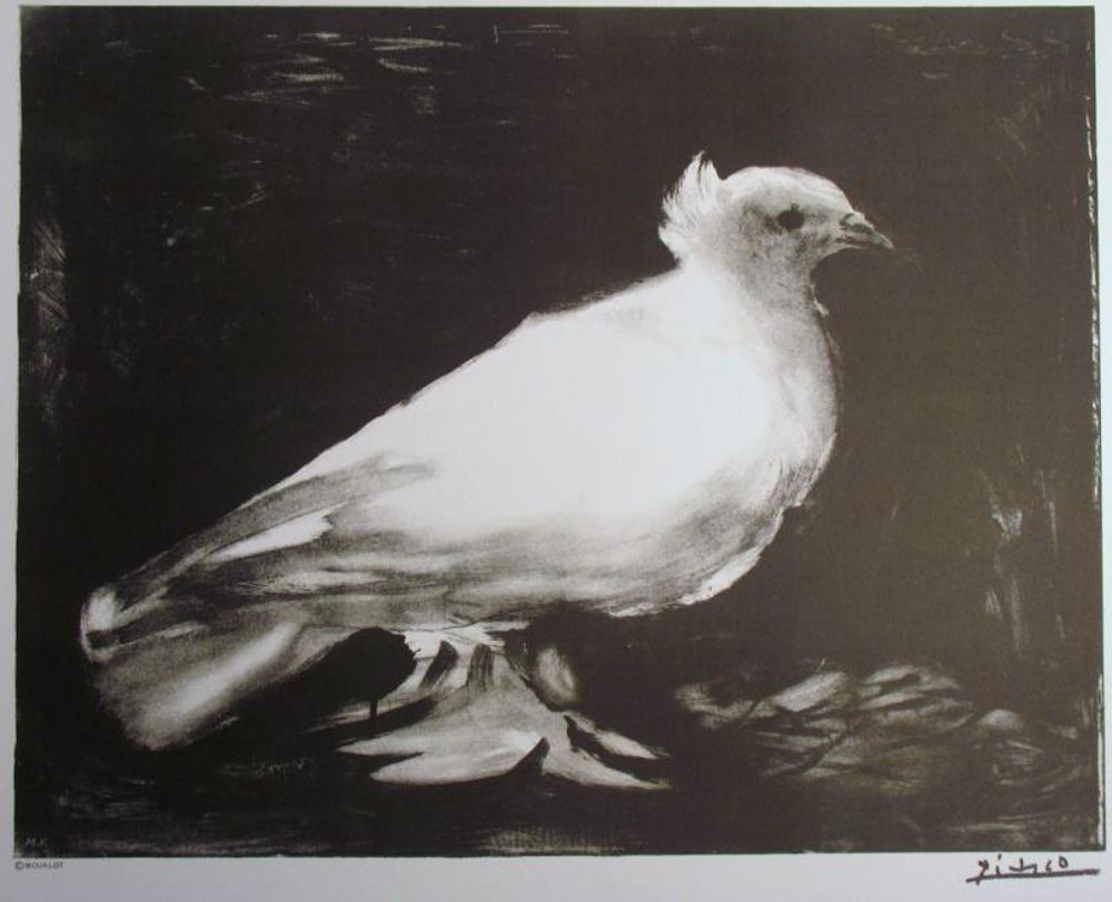 Pablo Picasso White Bird - Click Image to Close