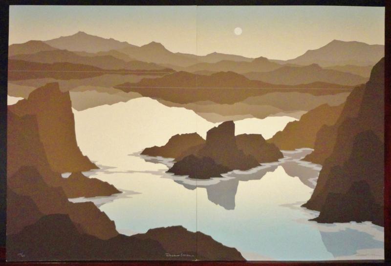 Robert Wilson Canyons and Moon