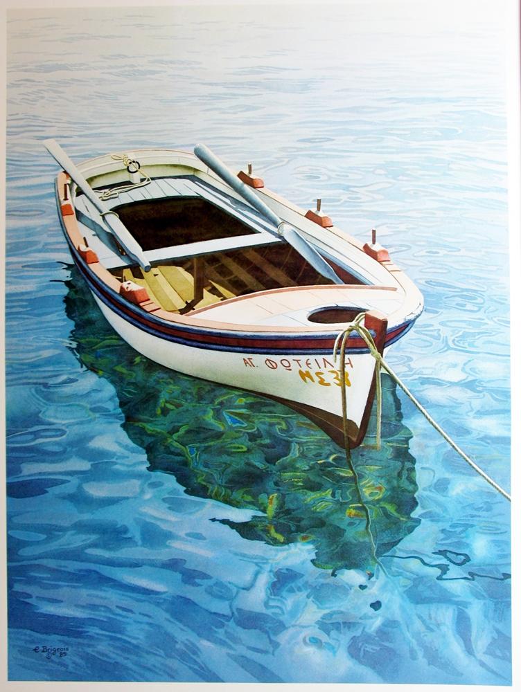 Water Scene Art Print - Click Image to Close