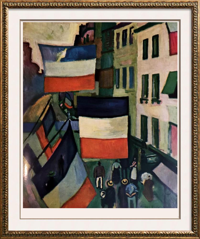 Raoul Dufy Street Decked with Flags c.1906 Fine Art Print from Museum Artist