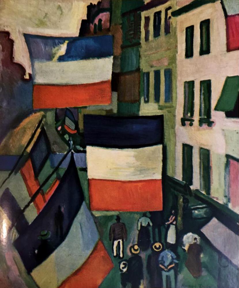 Raoul Dufy Street Decked with Flags c.1906 Fine Art Print from Museum Artist
