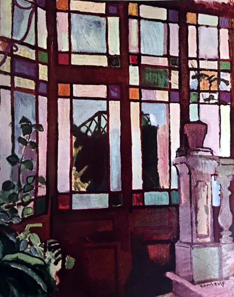 Raoul Dufy Windows with Colored Panes c.1906 Fine Art Print from Museum Artist - Click Image to Close