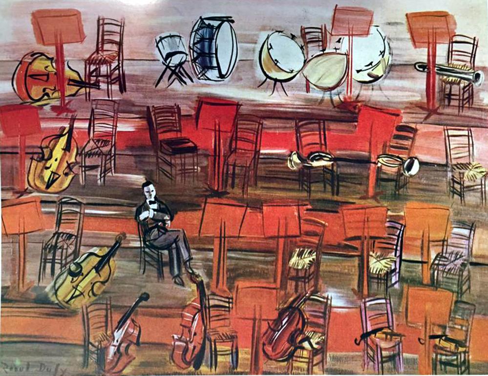 Raoul Dufy Intermissions c.1945 Fine Art Print from Museum Artist - Click Image to Close