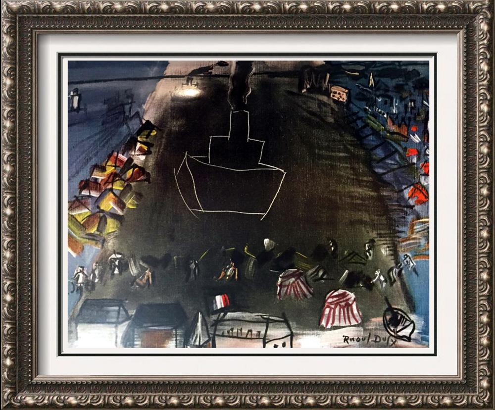 Raoul Dufy Black Freighter II c.1948 Fine Art Print from Museum Artist
