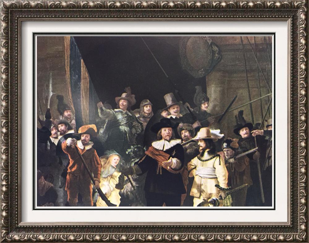 Rembrandt The Night Watch c.1642 Fine Art Print from Museum Artist
