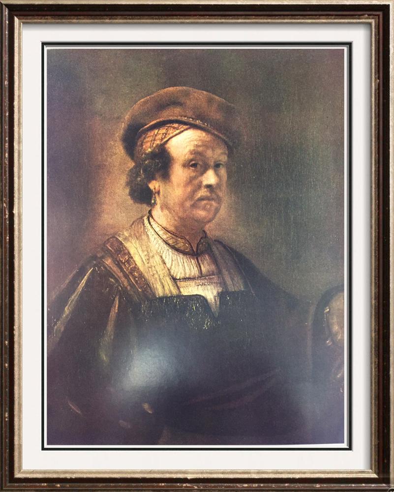 Rembrandt Self-Portrait c.1650 Fine Art Print from Museum Artist