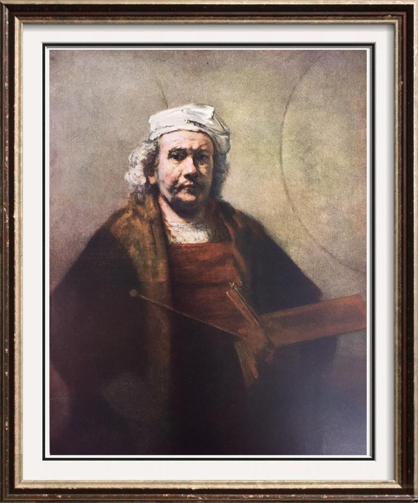 Rembrandt Self-Portrait c.1663 Fine Art Print from Museum Artist
