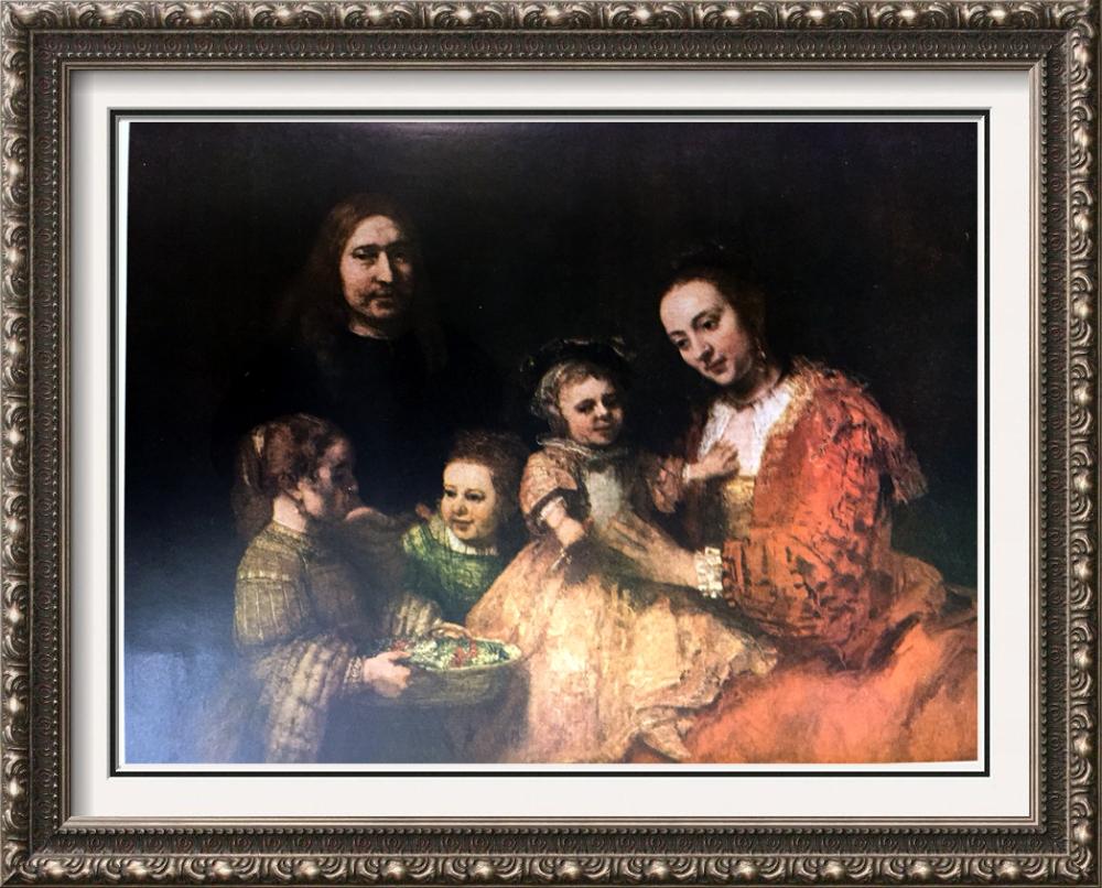 Rembrandt Family Portrait c.1667-69 Fine Art Print from Museum Artist