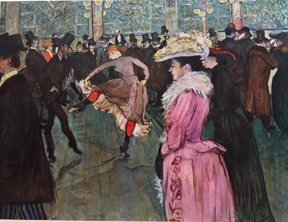 Toulouse-Lautrec At the Moulin Rouge, The Dance c. 1890 Fine Art Print from Museum Artist