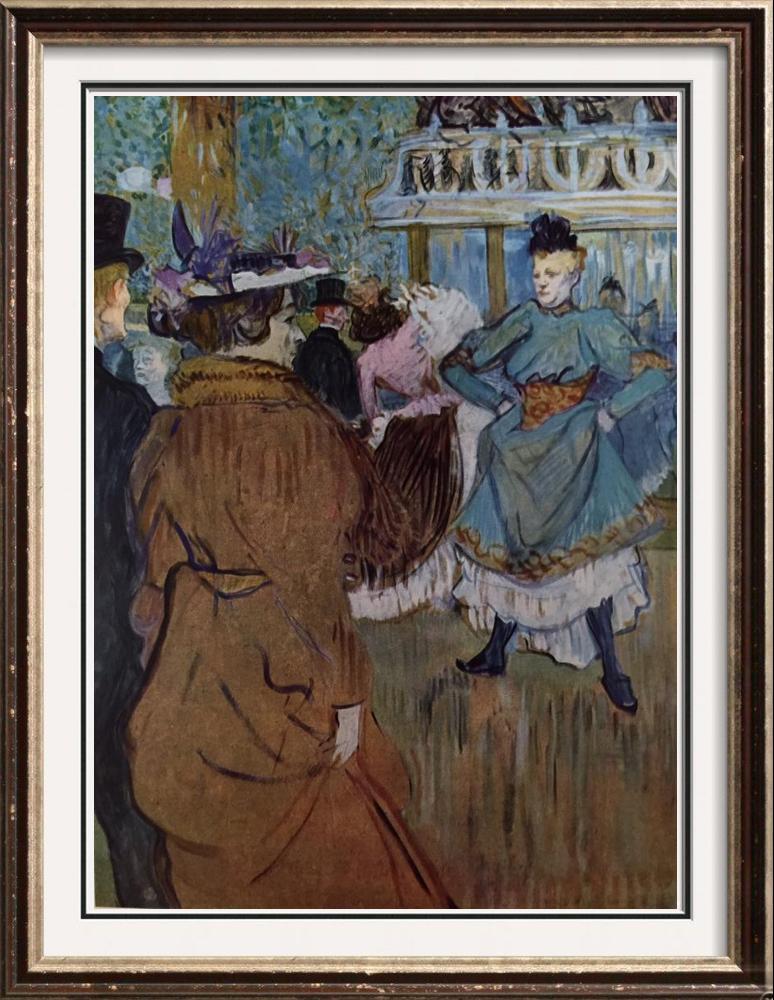 Toulouse-Lautrec At the Moulin Rouge: The Start of the Quadrille c.1892 Fine Art Print from Museum Artist