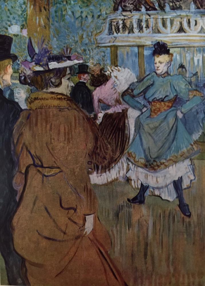 Toulouse-Lautrec At the Moulin Rouge: The Start of the Quadrille c.1892 Fine Art Print from Museum Artist - Click Image to Close