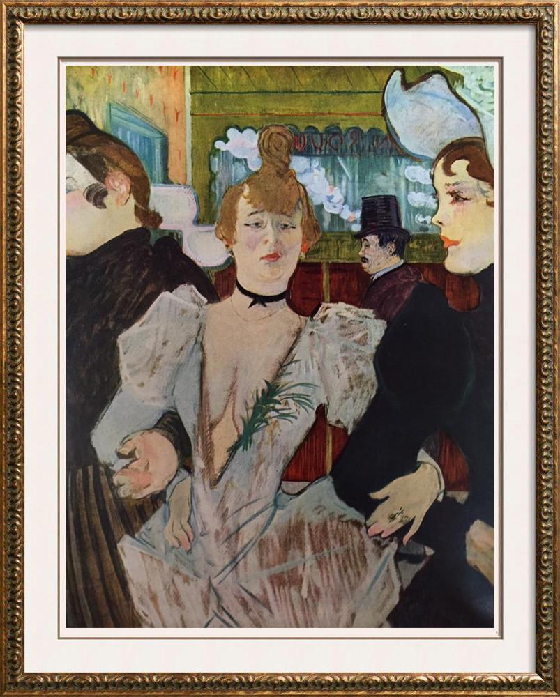 Toulouse-Lautrec La Goulue Entering the Moulin Rouge c.1892 Fine Art Print from Museum Artist
