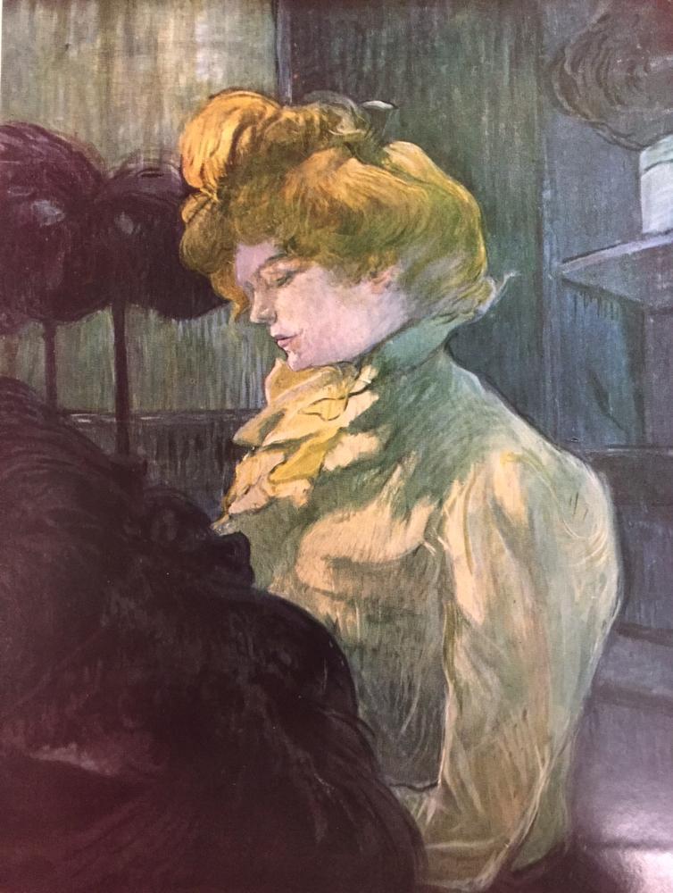 Toulouse-Lautrec The Modiste c.1900 Fine Art Print from Museum Artist - Click Image to Close
