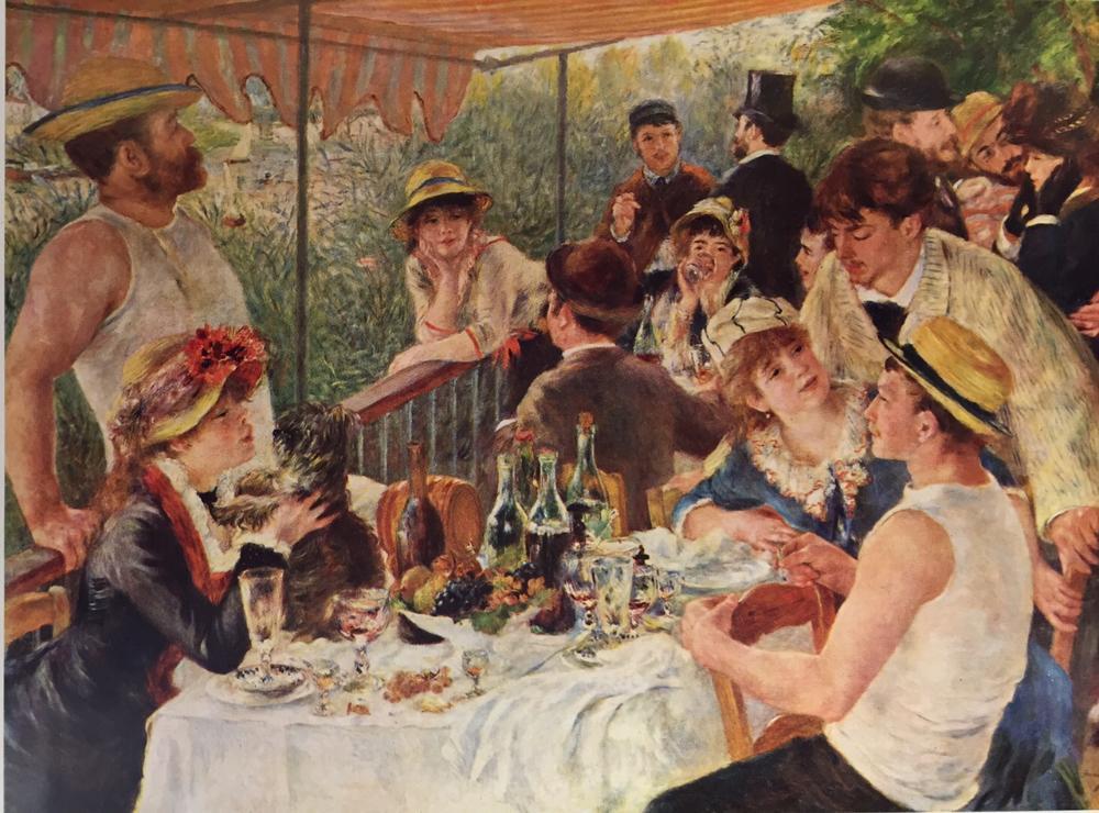 Pierre Auguste Renoir (Plate Nine) Luncheon on the Boating Party c.1881 Fine Art Print from Museum Artist