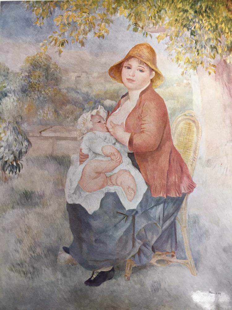 Pierre Auguste Renoir (Plate Eleven) Mother and Child c.1886 Fine Art Print from Museum Artist