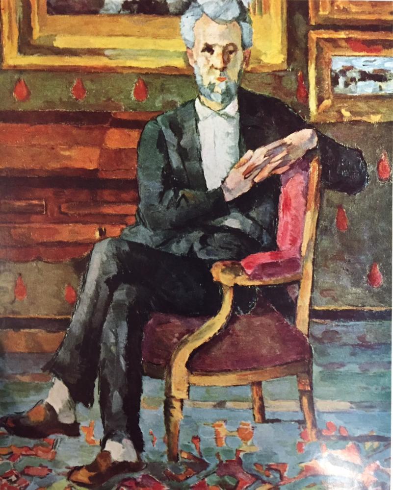 Paul Cezanne Chocquet Seated c.1877 Fine Art Print from Museum Artist - Click Image to Close