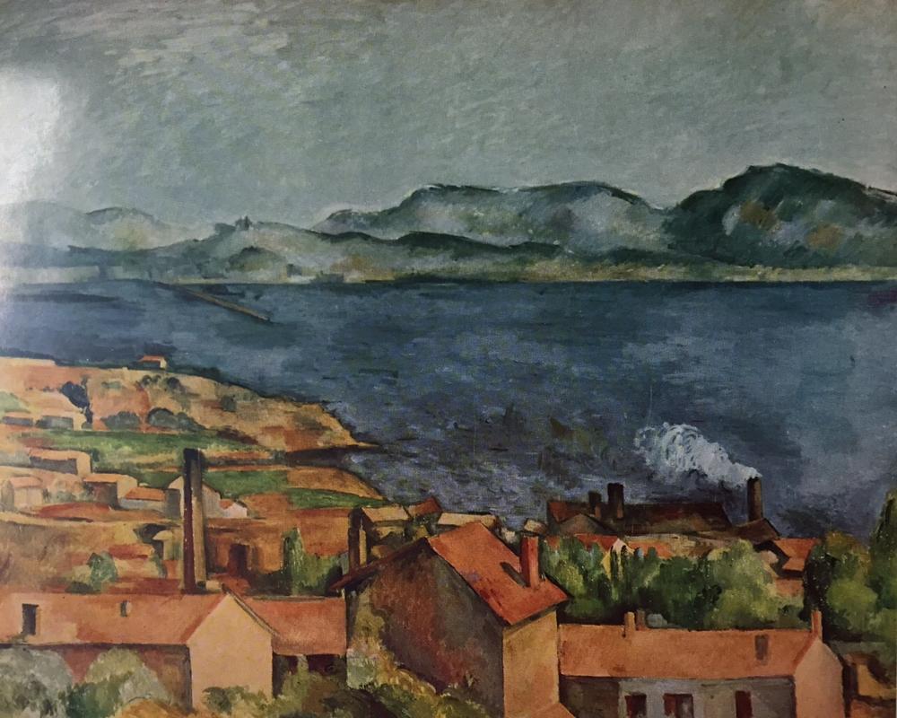 Paul Cezanne The Bay From L'Estaque c.1886 Fine Art Print from Museum Artist - Click Image to Close