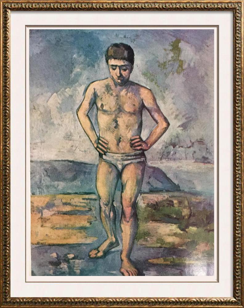 Paul Cezanne The Bather c.1885-87 Fine Art Print from Museum Artist