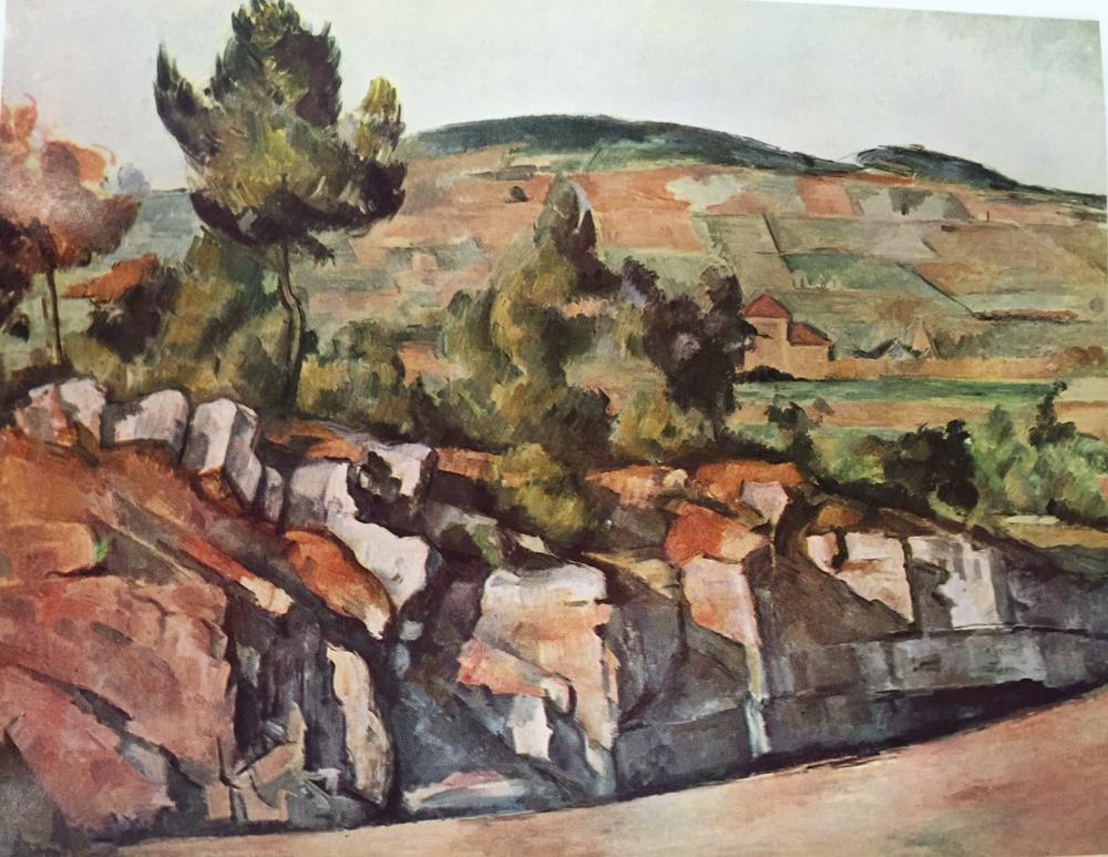 Paul Cezanne Mountains in Provence c.1886-90 Fine Art Print from Museum Artist
