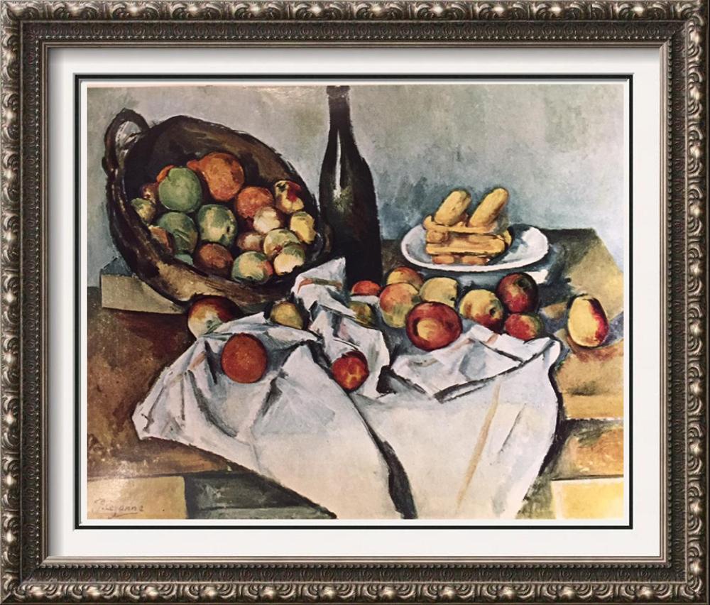 Paul Cezanne Still Life with Basket of Apples c.1890-94 Fine Art Print from Museum Artist