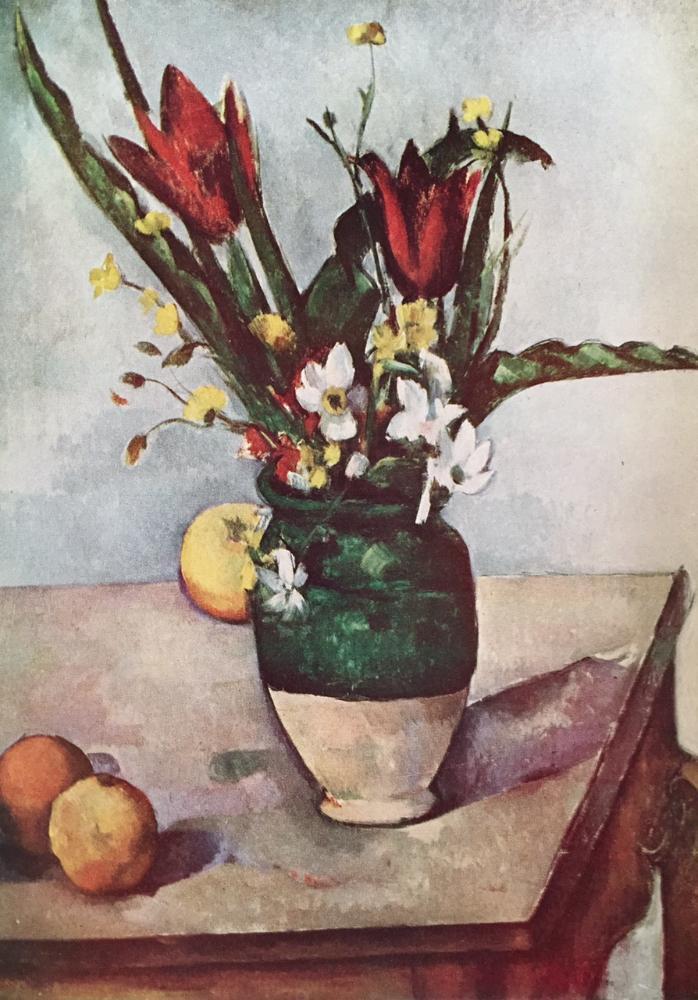 Paul Cezanne Tulips and Apples c.1890-94 Fine Art Print from Museum Artist - Click Image to Close