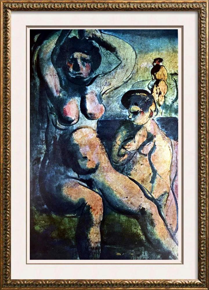 Georges Roualt Nudes c.1907 Fine Art Print from Museum Artist