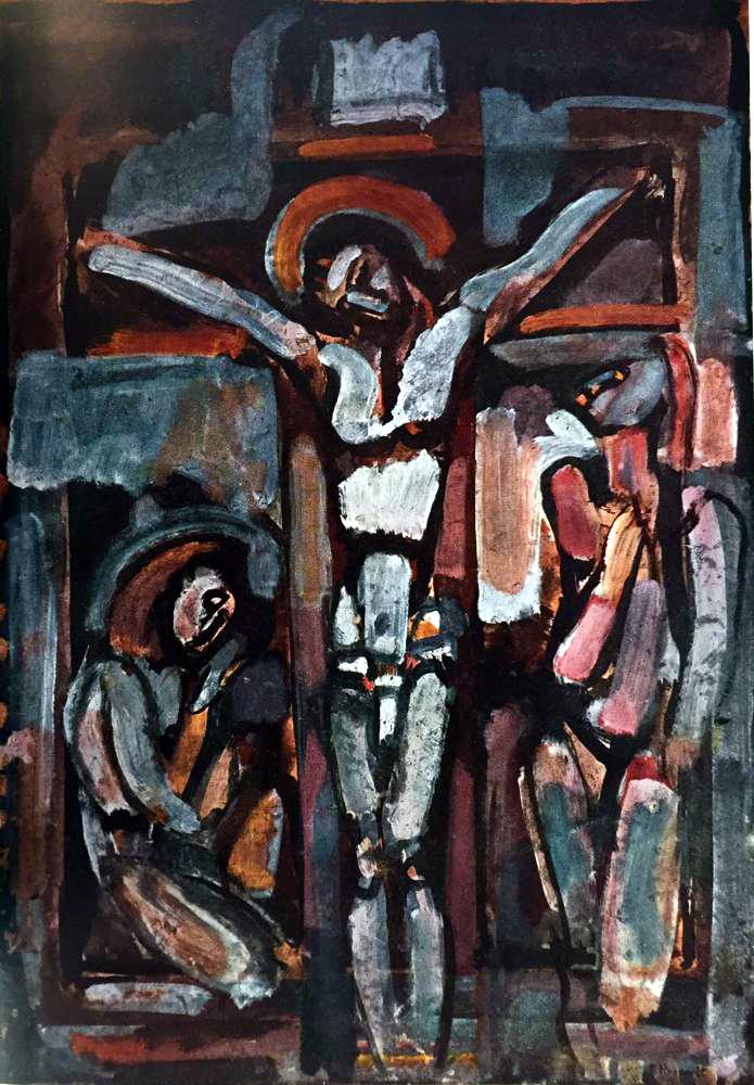 Georges Roualt Crucifixion c.1918 Fine Art Print from Museum Artist - Click Image to Close