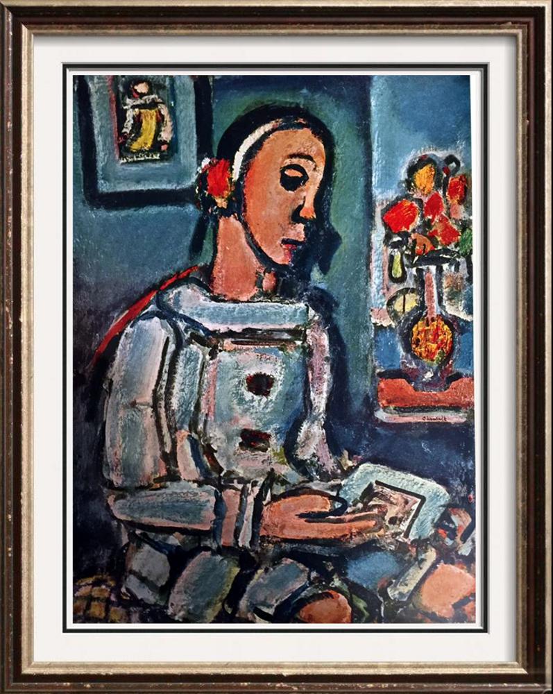 Georges Roualt The Wise Pierrot c.1945 Fine Art Print from Museum Artist