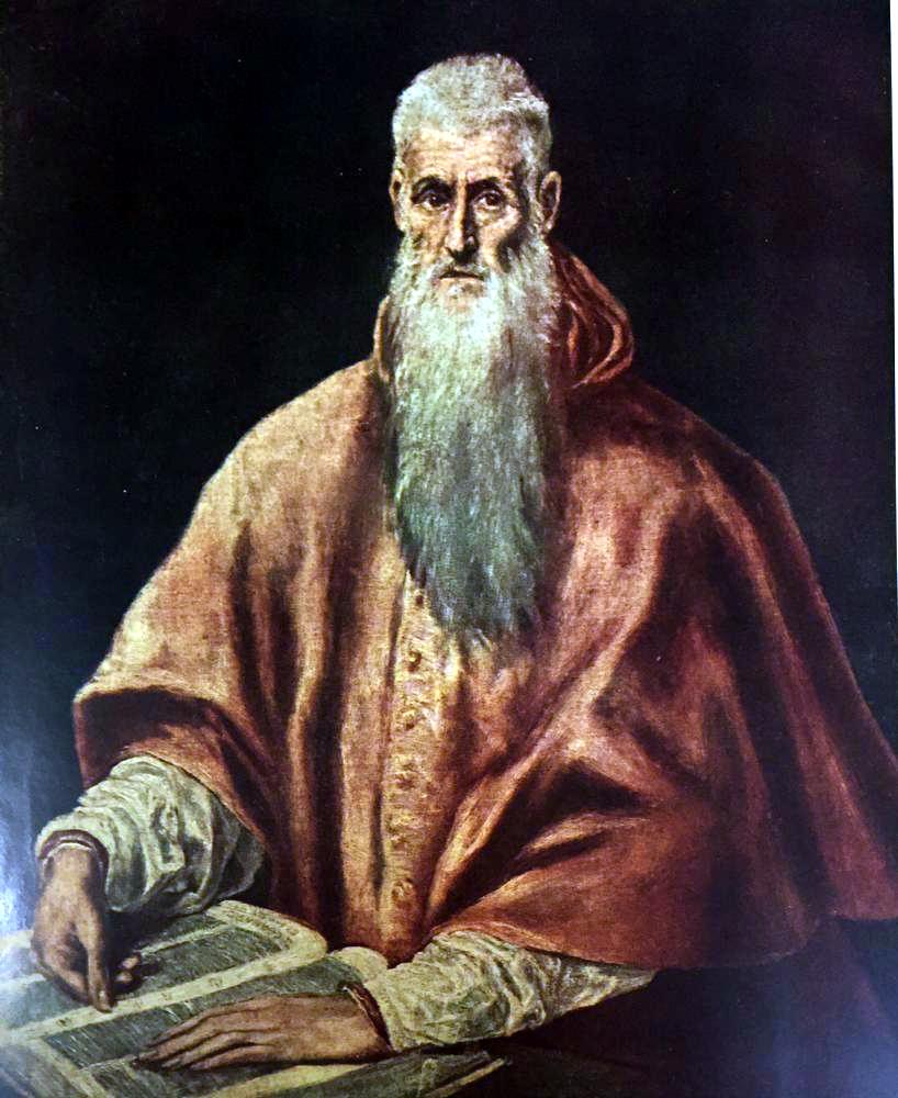 El Greco (Domenicos Theotocopolos) St. Jerome as a Cardinal c.1571-76 Fine Art Print from Museum Artist