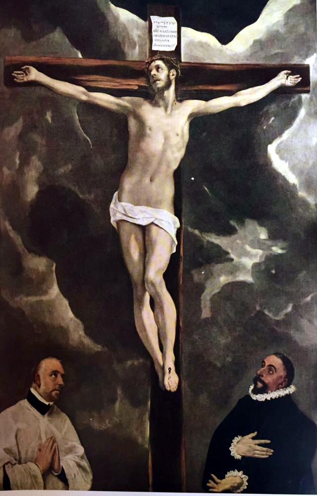 El Greco (Domenicos Theotocopolos) Christ on the Cross c.1590 Fine Art Print from Museum Artist