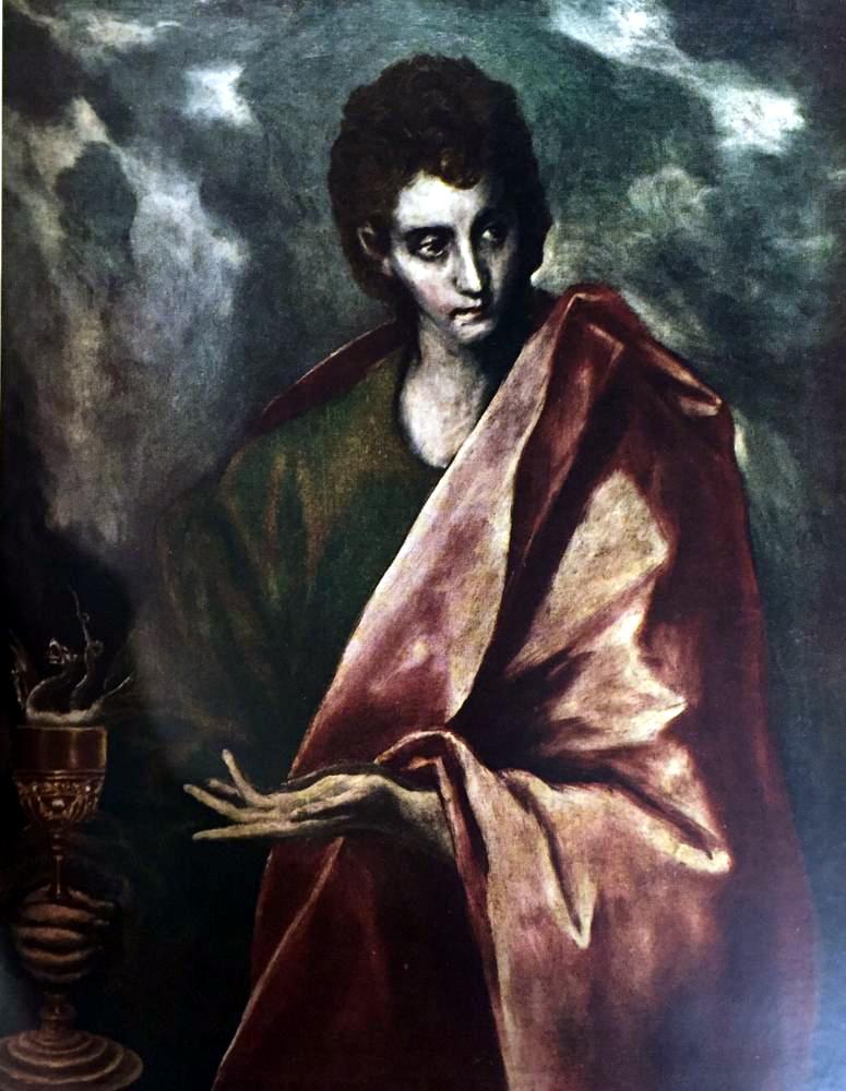 El Greco (Domenicos Theotocopolos) St. John the Evangelist c.1594-1606 Fine Art Print from Museum Artist