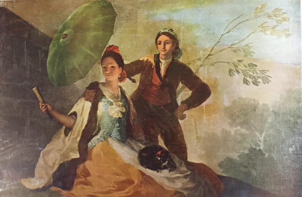 Francisco Jose de Goya y Lucientes The Parasol c.1777 Fine Art Print from Museum Artist