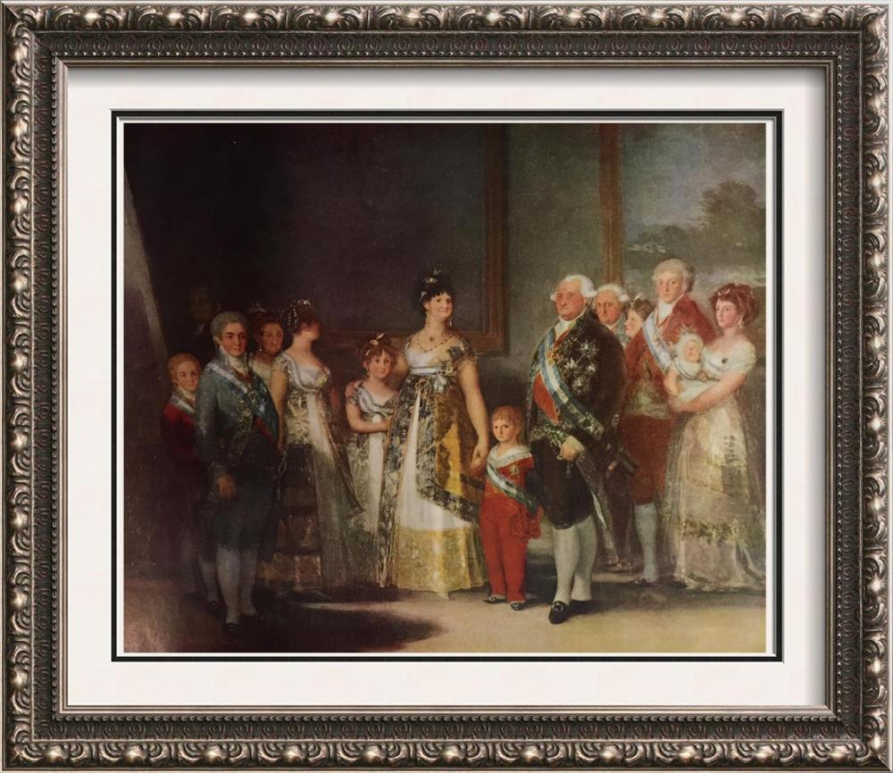 Francisco Jose de Goya y Lucientes The Family of Charles IV c.1800 Fine Art Print from Museum Artist