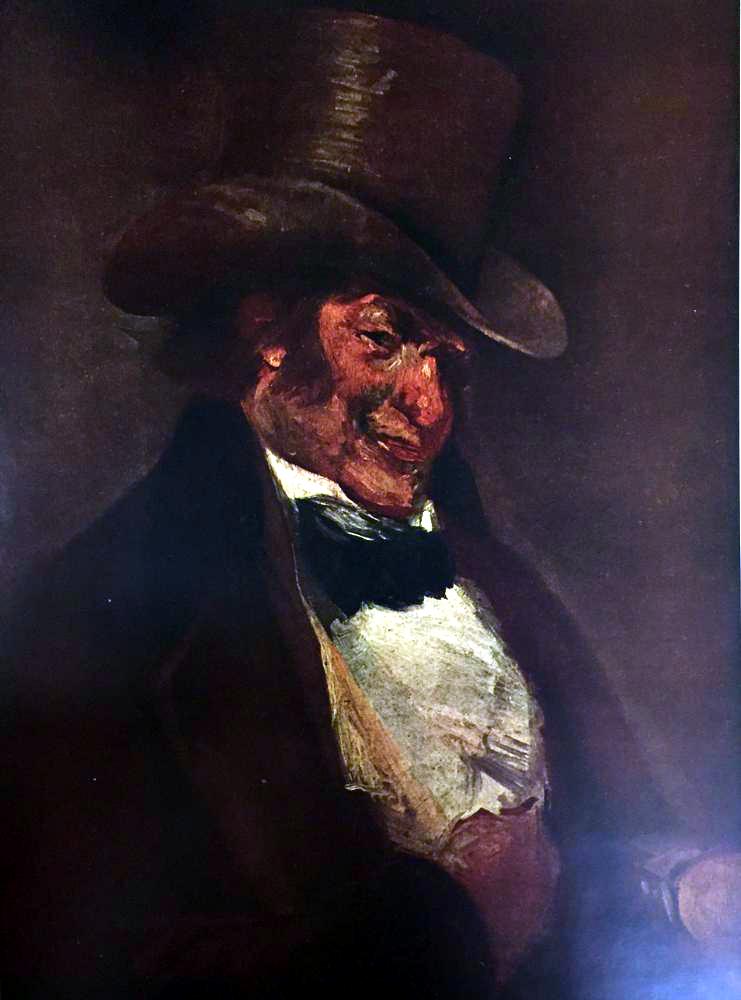 Francisco Jose de Goya y Lucientes Self-Portrait in a Tall Hat c.1826 Fine Art Print from Museum Artist