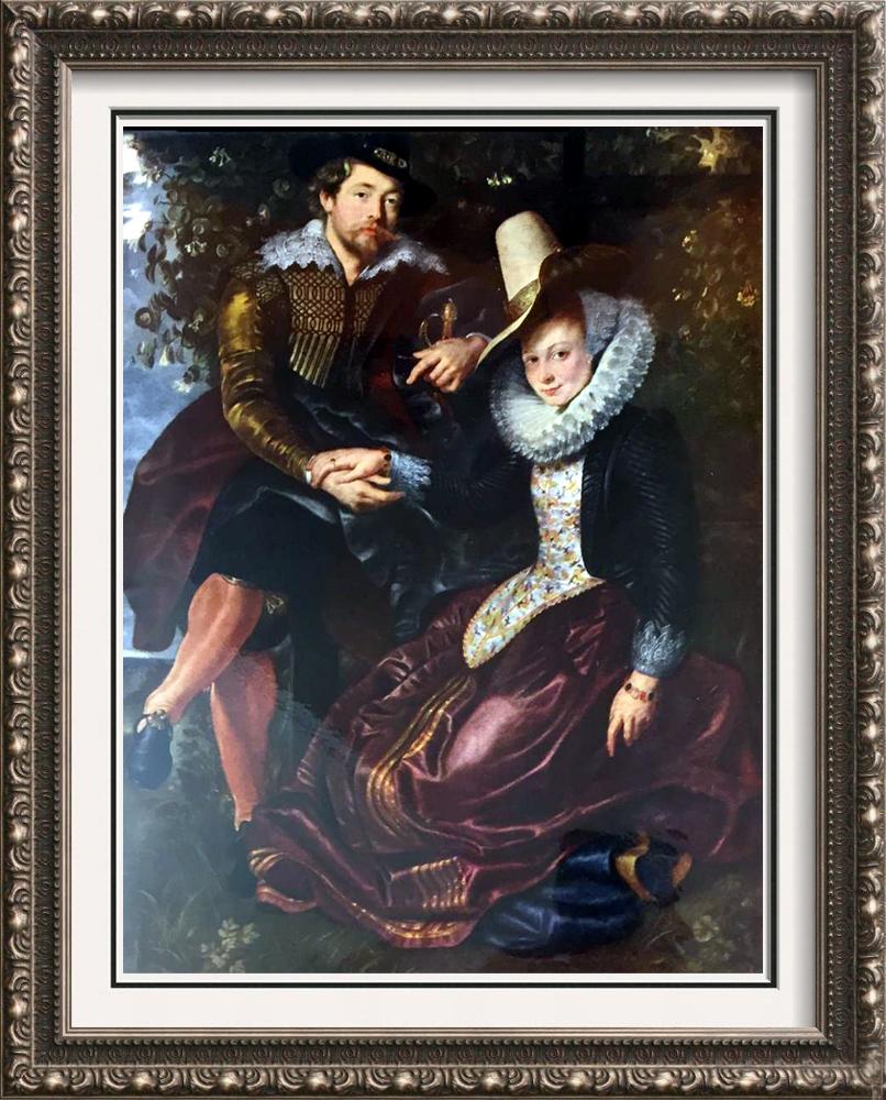 Peter Paul Rubens Rubens and Isabella Brant c.1609-10 Fine Art Print from Museum Artist