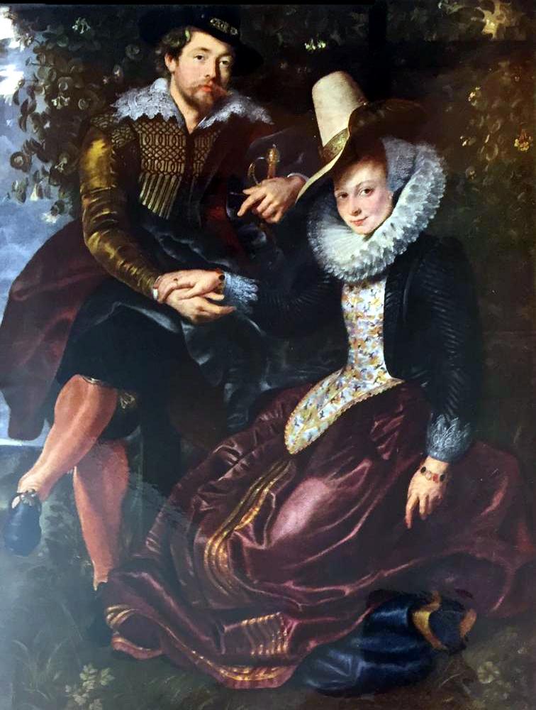 Peter Paul Rubens Rubens and Isabella Brant c.1609-10 Fine Art Print from Museum Artist