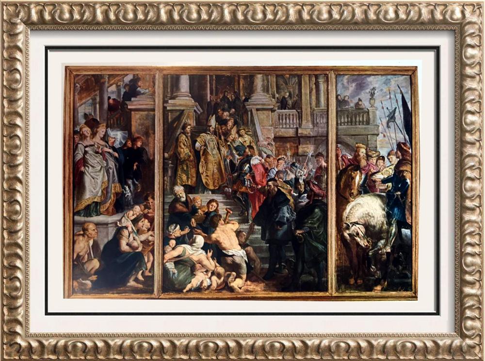 Peter Paul Rubens The Conversion of Saint Bavo c.1612 Fine Art Print from Museum Artist