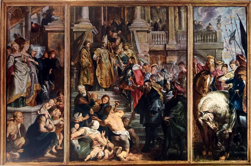 Peter Paul Rubens The Conversion of Saint Bavo c.1612 Fine Art Print from Museum Artist - Click Image to Close