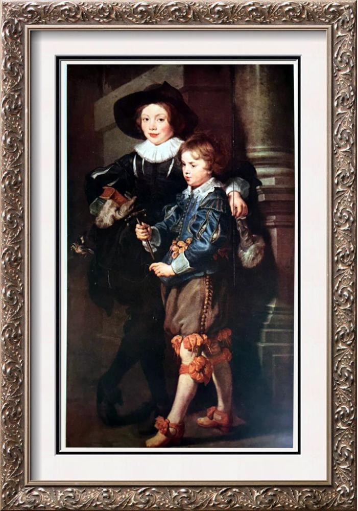 Peter Paul Rubens The Artist's Sons, Albert and Nicolas c.1624-25 Fine Art Print from Museum Artist