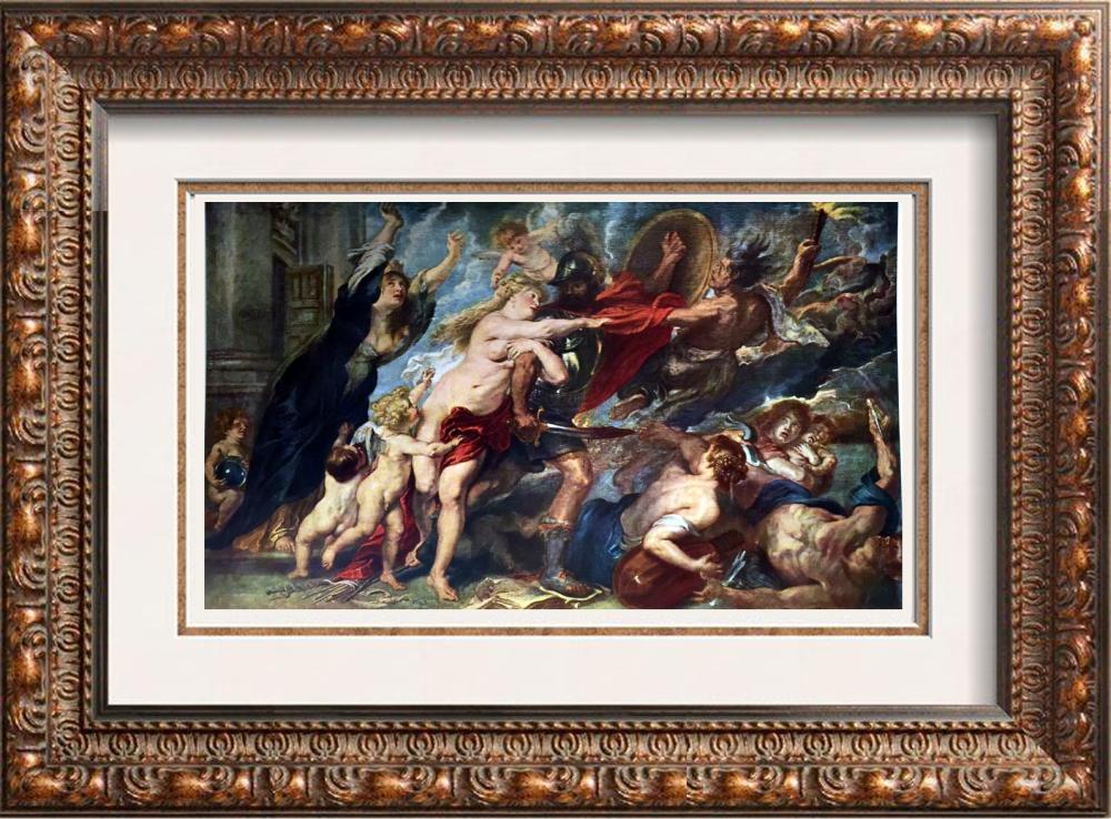 Peter Paul Rubens Allegory of War c.1637 Fine Art Print from Museum Artist