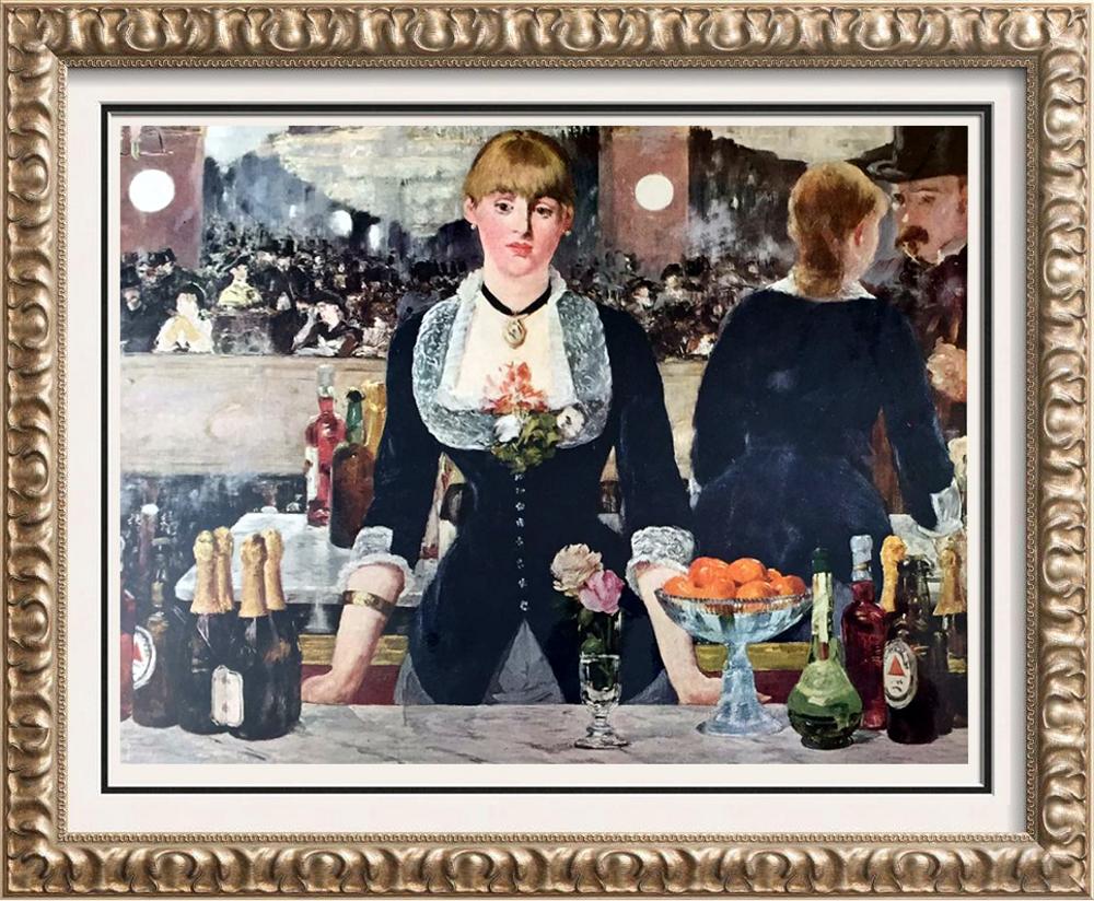 Edouard Manet A Bar at the Folies-Bergere c.1881 Fine Art Print from Museum Artist