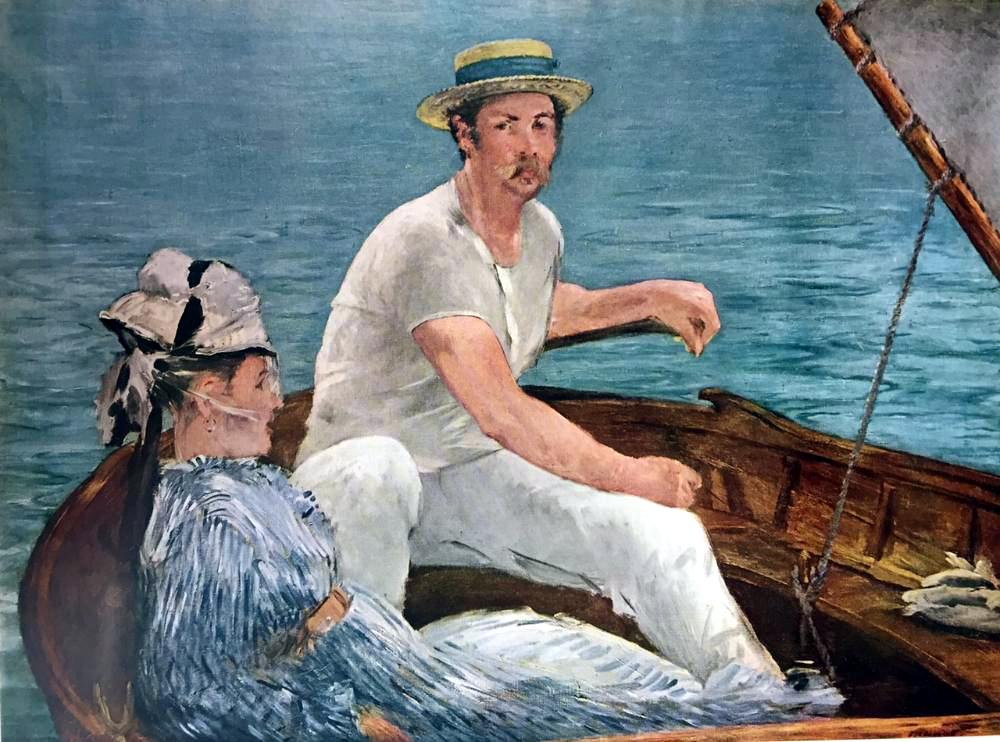 Edouard Manet Boating at Argenteuil c.1874 Fine Art Print from Museum Artist