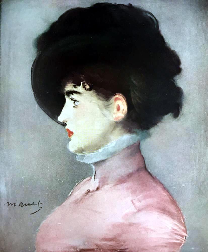 Edouard Manet Portrait of Iram Brunner c.1882 Fine Art Print from Museum Artist - Click Image to Close