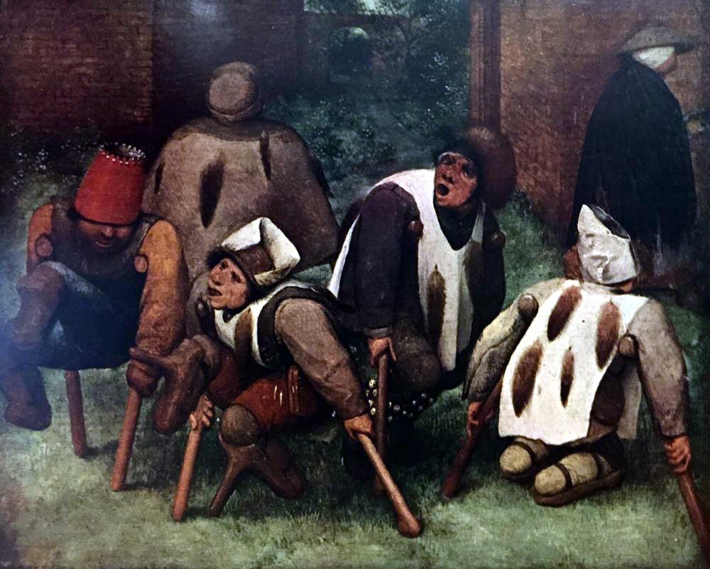 Pieter Bruegel The Beggars c.1568 Fine Art Print from Museum Artist - Click Image to Close