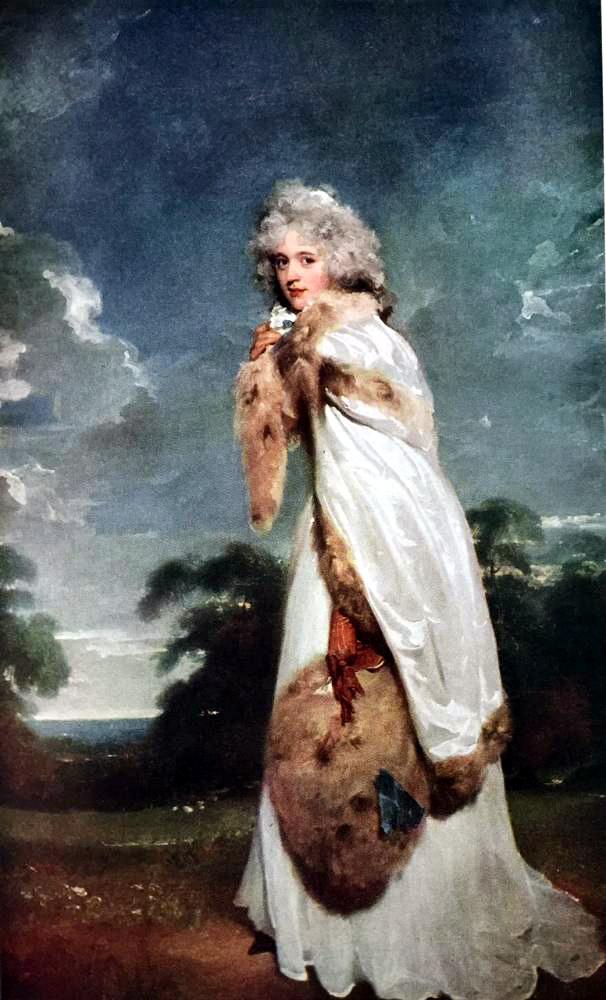 Masterpieces of British Painting by Thomas Lawrence: Elizabeth Farren, Later Countess Derby c.1790 Fine Art Print from Museum Ar - Click Image to Close