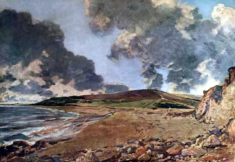 Masterpieces of British Painting by John Constable: Weymouth Bay c.1816 Fine Art Print from Museum Artist - Click Image to Close